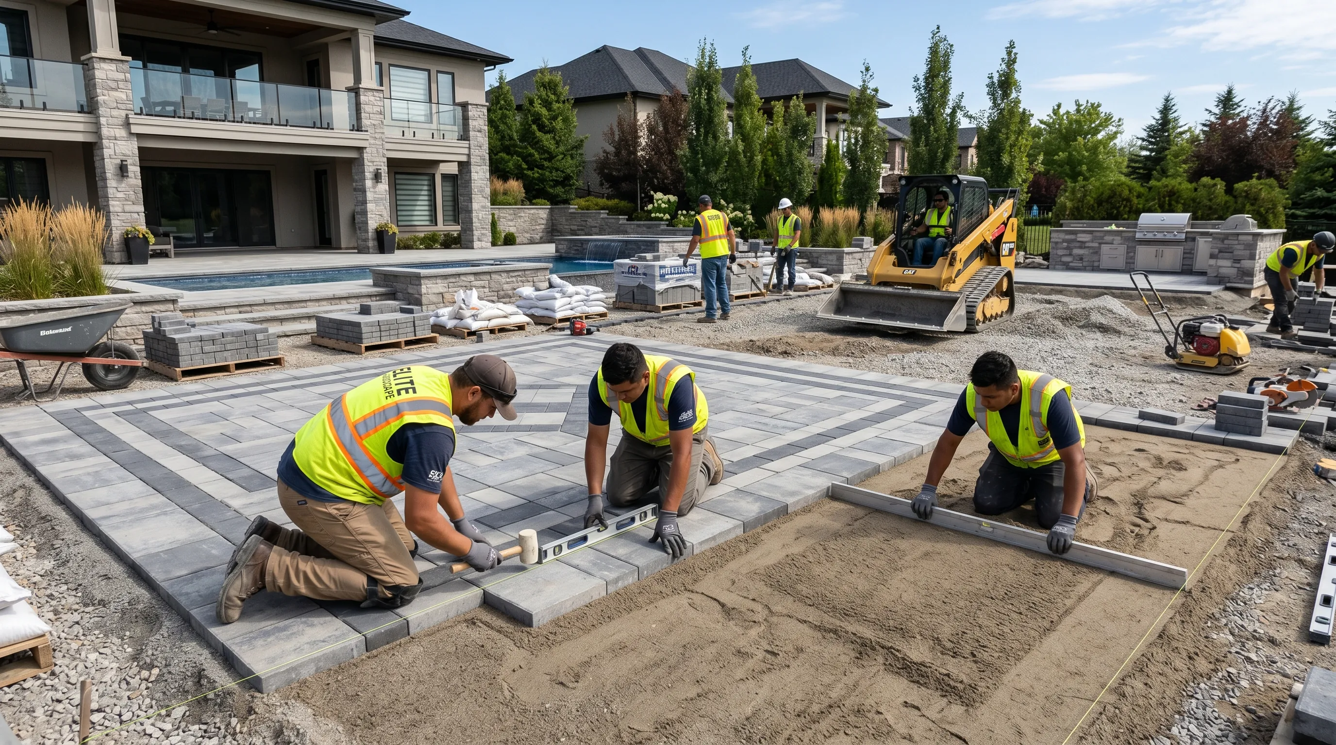 Construction Crew at Work